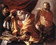 TERBRUGGHEN, Hendrick The Calling of St Matthew  ert oil